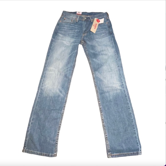 Men's Blue Jeans Levi's 514 Straight Regular Fit Size 30x32 New w/ Tags - Picture 1 of 16